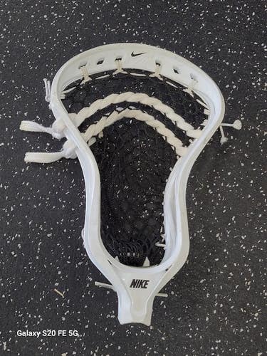Used Nike ALPHA ELITE 2 Mens Lacrosse Head White 11849-S000042266