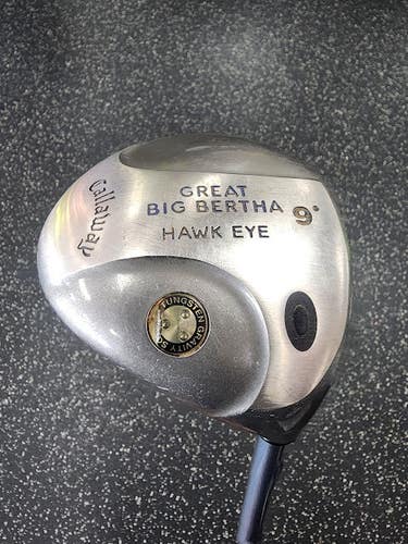 Used Callaway BIG BERTHA HAWK EYE Mens Driver RH 9.0 Degree 11849-S000042222