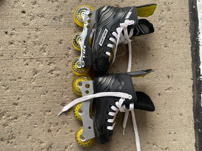 Youth Bauer RS Inline Skates Regular Width Size 11 (Used)