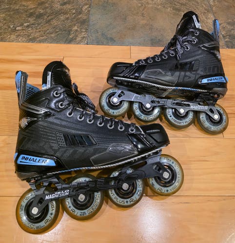 Mission Inhaler DS1 Inline Roller Hockey Skates Size 10.5D