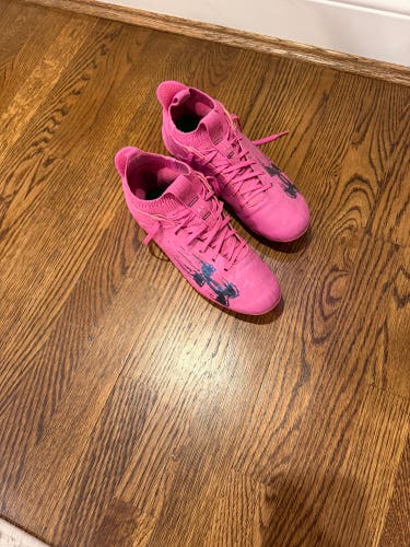 Men's Size M 7.0 (W 8.0) Under Armour Spotlight MC Low Top Molded Cleats (Used)