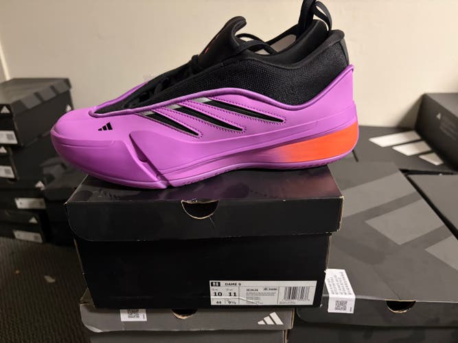 Men's Size M 10.0 (W 11.0) Adidas Dame 9 Shoes (New)