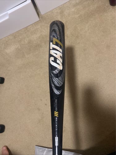 2017 Marucci CAT7 Alloy BBCOR Certified Bat (-3) 29 oz 32" (Used)