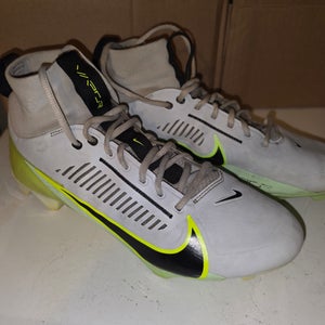 Size 10 Men's Nike Vapor Edge Pro 360 2 Football Cleats Platinum Voft (Used)