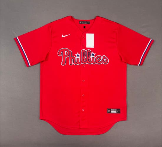 Men’s Nike Philadelphia Phillies #3 Bryce Harper MLB Jersey Red Size LARGE