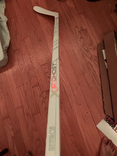 Junior CCM XF Ghost Left Hand Hockey Stick P28 50 Flex (Lightly Used)