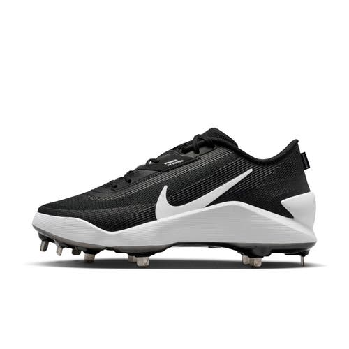 Black Men's Size M 11.5 (W 12.5) Adult Nike Low Top Metal (New)