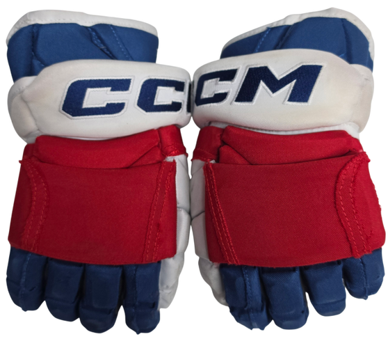 CCM HG12 Hockey Gloves 13" Pro Stock WolfPack AHL Used TFW (3) (15609)