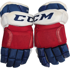 CCM HG12 Hockey Gloves 13" Pro Stock WolfPack AHL Used Dowling (15611)