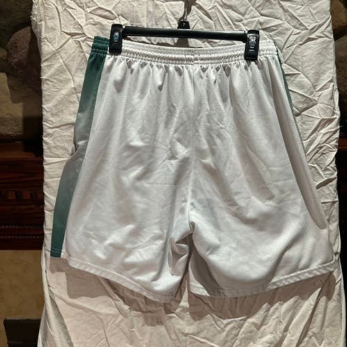 Jacksonville University Dolphins Warrior Athletic Game Shorts - White/Green