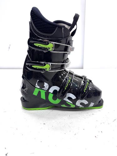 Used Rossignol COMP J Boys DH Ski Boot Black 235 MP - J05.5 - W06.5 11860-S000313065
