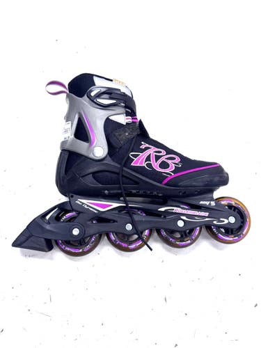 Used Rollerblade ZETRA WOMENS 9 Senior Rec Fitness Skates Black Senior 9 11860-S000313030