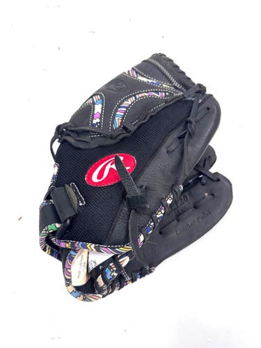 Used Rawlings CHAMPION LITE BB/SB Glove RH Throw Black 12" 11860-S000313014