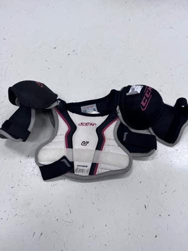 Used CCM U FIT 03 Youth Shoulder Pads MD 11860-S000313006