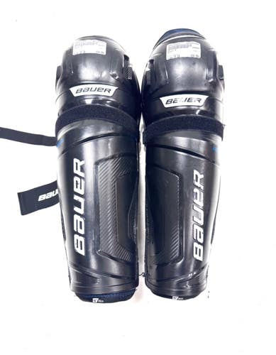 Used Bauer X Senior Shin Guards Black 15" 11860-S000312978