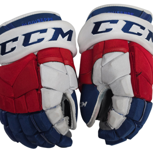CCM HG12 Hockey Gloves 13" Pro Stock WolfPack AHL Used (15612)