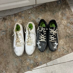 Men's Size M 12.0 (W 13.0) Under Armour Low Top Molded Cleats (Used)