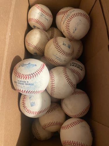 Rawlings Official Major League Baseballs 18 Pack (Used)