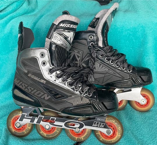 Mission Inhaler NLS3 Inline Skates Regular Width Size 8 (Used)