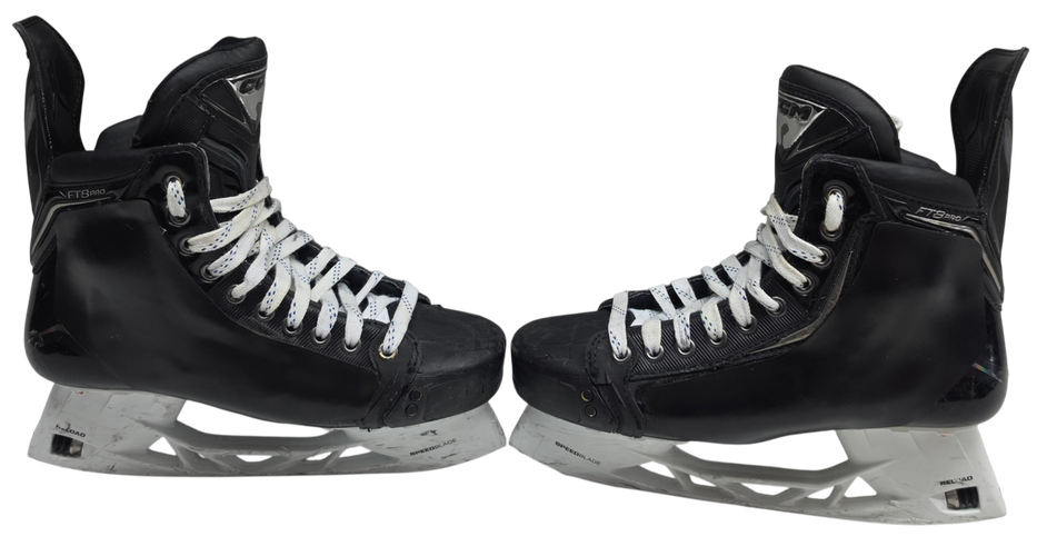 CCM Jetspeed FT8 Pro Custom Pro Stock Hockey Skates 8 R Used NHL AHL MIC (15620)