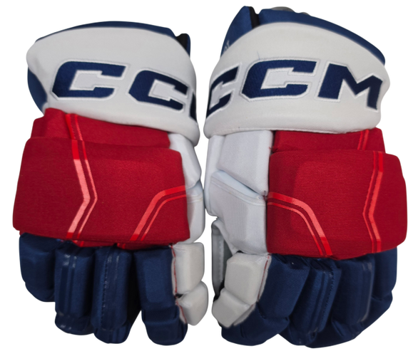 CCM HGQL Pro Stock Custom Hockey Gloves Wolfpack NEW 14" Pouliot (15622)