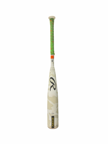 Used Rawlings ICON WHITE CAMO USSSA BB/SB USSSA 2 3/4 Bat 27" 11834-S000054903