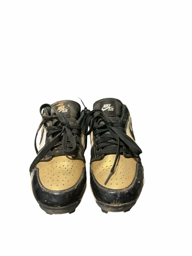 Used Nike AIR BB/SB Cleats Black And Gold Junior 06 11834-S000054879