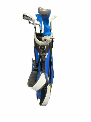 Used Top Flite BLACK/BLUE KIDS SET Jr Club Set RH 6 Piece 11834-S000054839