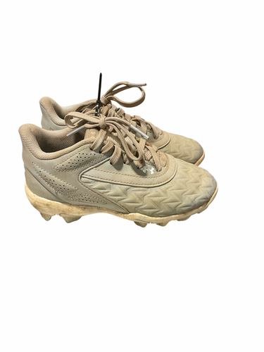 Used Under Armour BASEBALL CLEAT BB/SB Cleats Grey Youth 11.0 11834-S000054816