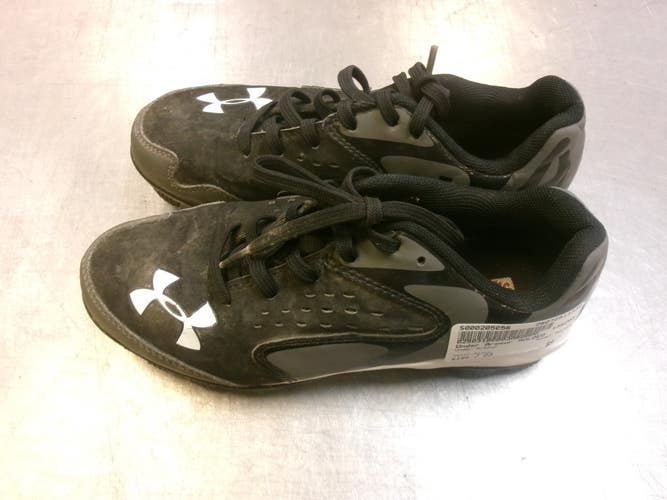 Used Under Armour MOLDED BB/SB Cleats Black Junior 03 11339-S000205056
