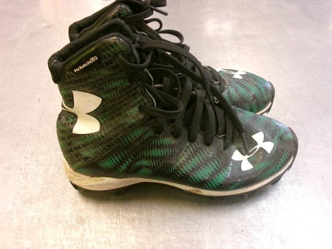 Used Under Armour Jr FB Cleats Green Junior 02 11339-S000205053