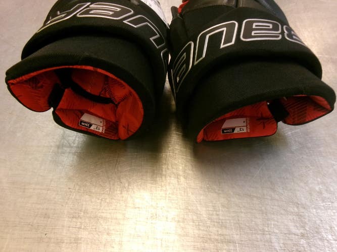 Used Bauer VAPOR 3X Senior Gloves Black 13" 11339-S000205040