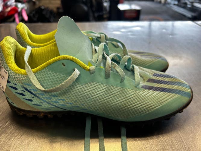 Used Adidas Soccer Turf Shoes Teal Senior 8 11868-S000071027