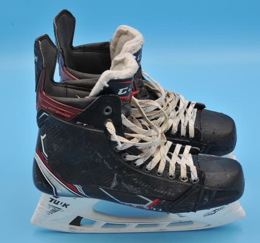 Used San Jose Sharks Meloche Prostock CCM Jetspeed FT6 Skates Size 10 Line 127