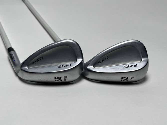 Ping Glide Wedge Set 52* 56* Purple Dot 1.5* Flat ULT220 Ultra Lite Ladies RH