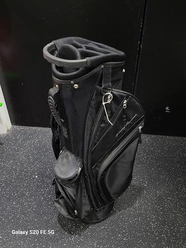 Used Tommy Armour 5 WAY CART BAG Mens Cart Bag Black 11849-S000042483