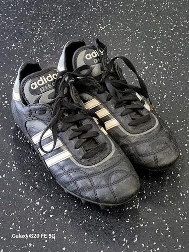 Used Adidas DIEGO Soccer Cleats Black Junior 05 11849-S000042457