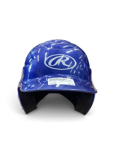 Used Rawlings BATTING HELMET Batting Helmet No Mask Royal Blue One Size 11846-S000108346