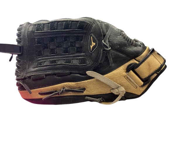 Used Mizuno GSP 1401D BB/SB Glove LH Throw Black 14" 11846-S000108267