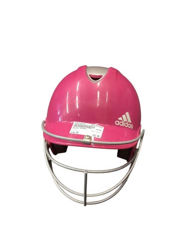 Used Adidas HELMET Batting Helmet w/Mask Pink One Size 11846-S000108238