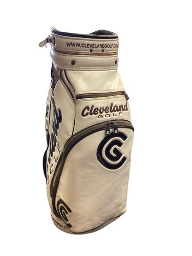 Used Cleveland GOLF STAND BAG Mens Stand Bag White 11846-S000108225