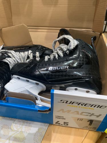 2022 Bauer Supreme Mach Hockey Skates Size 4.5 (Used)