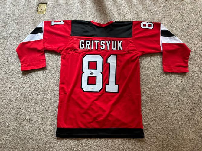 Arseny Gritsyuk NJ Devils Red XL Men's Jersey (New)