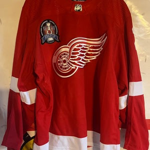 Adidas Prime Green Detroit Red Wings Knuble Size 54 Men's Jersey (New) MIC