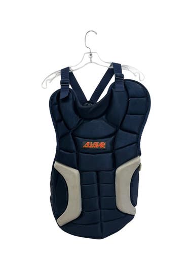 Used All Star CP28PS Catchers Chest Protector Navy Blue Adult 11692-S000154945