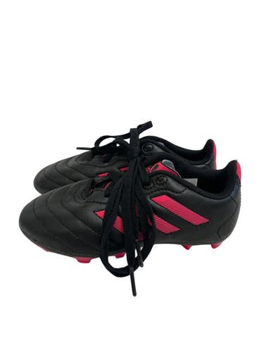 Used Adidas GOLETTO Soccer Cleats Black Youth 13.0 11692-S000154981