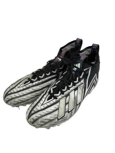 Used Adidas FREAK 23 Adult FB Cleats White And Black Senior 12 11692-S000155003