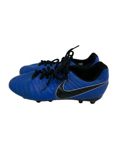 Used Nike TIEMPO Soccer Cleats Royal Blue Junior 05.5 11692-S000155008