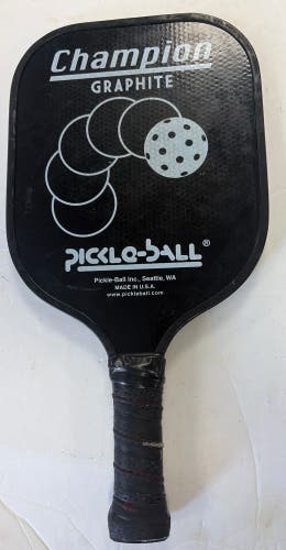 Black Champion Pickleball Paddle (Used)