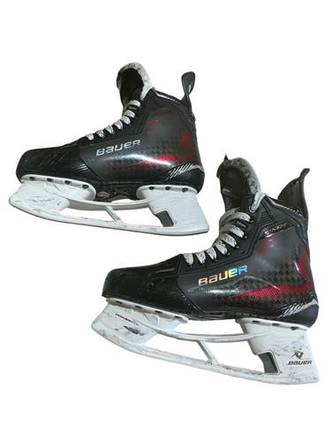 Oilers Senior Bauer Supreme Shadow Hockey Skates Pro Stock 8.5 (Used) 78066